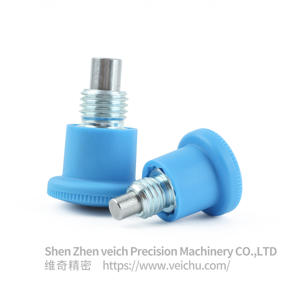 VCN218 蓝色分度销-碳钢复位型