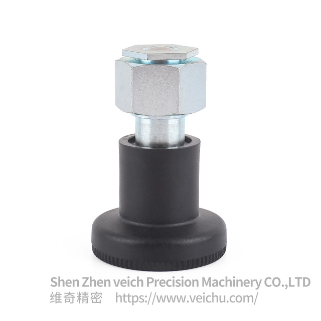 VCN255-C 碳钢-镀锌，自锁型旋钮六角分度销，伸缩弹簧柱塞