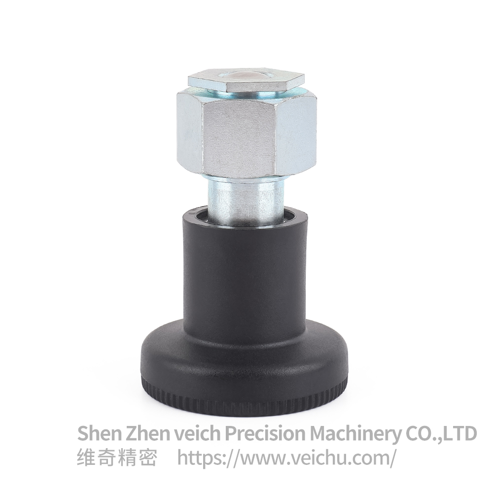 VCN255-C 碳钢-镀锌，自锁型旋钮六角分度销，伸缩弹簧柱塞