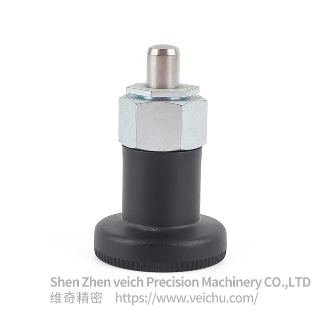 VCN255-B 碳钢-镀锌，复位型六角分度销， 弹簧定位销