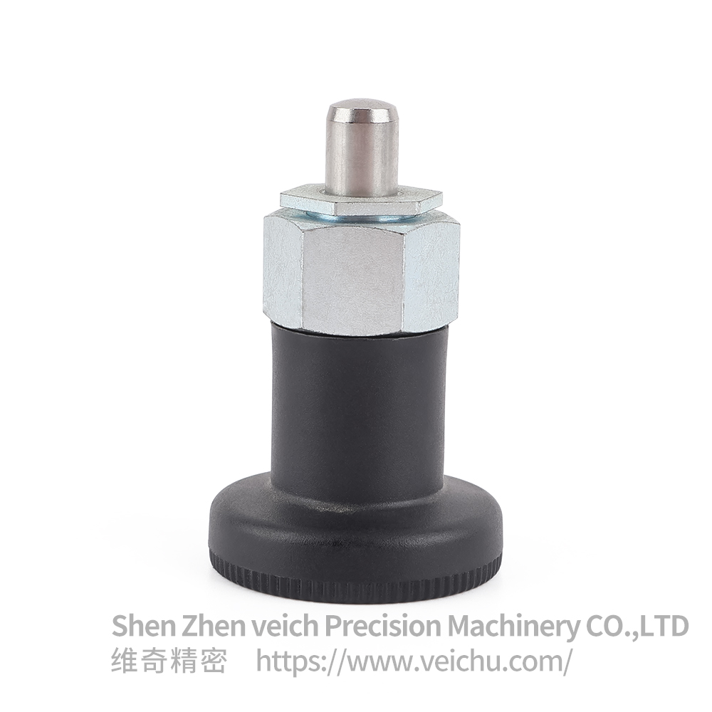 VCN255-B 碳钢-镀锌，复位型六角分度销， 弹簧定位销