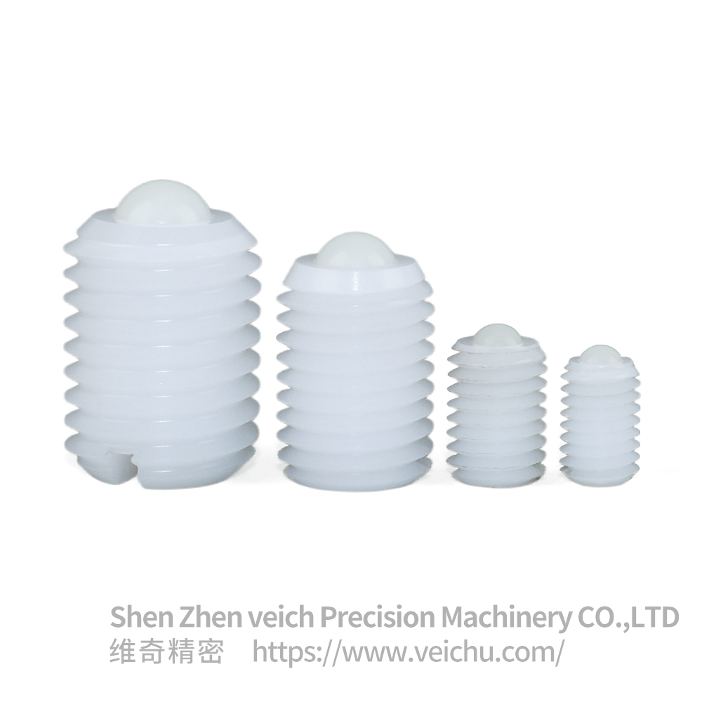VCN325 POM滚珠轴承，塑料滚筒，输送机滚珠带一字槽